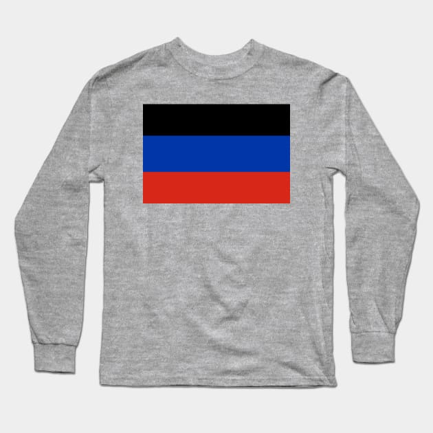 Donetsk People's Republic flag Long Sleeve T-Shirt by dawnslayer